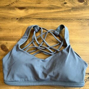 Lululemon free to be wild sports bra, Rhino gray